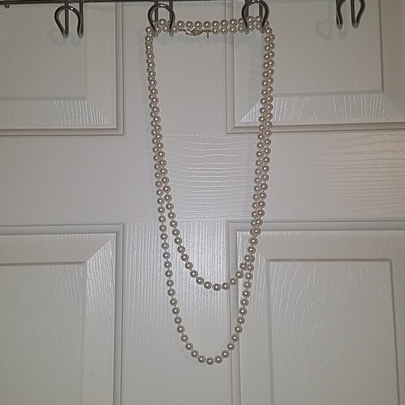Pearl Infinity Necklace - Picture 1 of 7